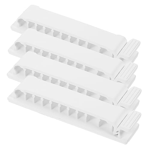 Uonlytech 4Stücke Kabelhalter für Kabelmanagement Selbstklebender Organizer für Schreibtisch Nagelfrei Installieren zur Kabelorganisation Vermeidung von Uonlytech