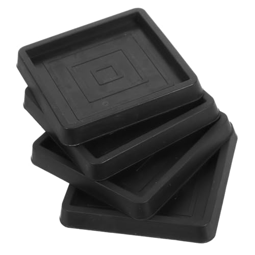 Uonlytech 4Stücke rutschfeste Möbel Beinpolster Multifunktionale Couch Stopper für Stühle und Sofas Quadratische Gummifüße Verschleißfest Einfach zu Reinigen für Wohnzimmer von Uonlytech