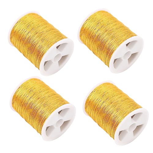 Uonlytech 4rollen Computer-stickgarn Kreuzstichgarn Webgarn Für DIY-projekte Stickgarn Für Heimgebrauch Gelb Uonlytech 4rollen Computer-stickgarn Kreuzstichgarn Webgarn Für DIY-projekte Stickgarn Für Heimgebrauch Gelb von Uonlytech