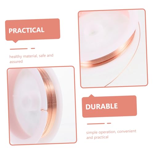 Uonlytech 5 Rollen Kupferdraht pro Schmuckdraht für DIY Schmuckherstellung Rostbeständig Vielseitig für Basteln Armbänder Perlen und Kunsthandwerk Uonlytech 5 Rollen Kupferdraht pro Schmuckdraht für DIY Schmuckherstellung Rostbeständig Vielseitig für Basteln Armbänder Perlen und Kunsthandwerk von Uonlytech