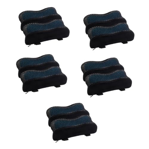 Uonlytech 5 Sätze Armlehnenpolster Kissen Für Schaum Ergonomisch Ausruhen Unterstützung Stuhl-armauflage Erinnerung Gebogen Unterlage Gel Blau 2 Stücke * 5 von Uonlytech