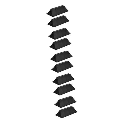 Uonlytech 5 Sätze Desktop Mobile Clip Trennwand Für Den Schreibtisch Schalldichte Schreibtischtrennwand Teiler Clips Trennclip Schreibtisch-trennplattenklemmen Plastik Schwarz 2 Stücke * 5 von Uonlytech
