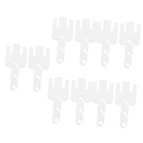 Uonlytech 5 Sätze K- -strickmaschine Zubehör Adapter Spanner Kompatibel Wollstrickmaschine Ersatzteile Für Strickmaschinen Nähfadenspannung Fenster Spannstange Plastik 2 Stück * 5 von Uonlytech