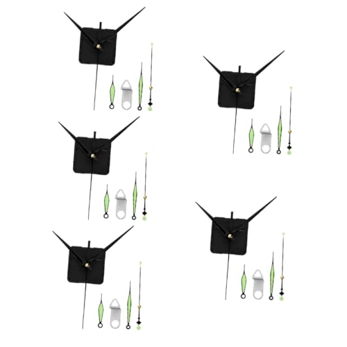 Uonlytech 5 Sätze Wanduhrwerk Scrunchie Set Uhr reparaturset Wall Clock Uhrwerkset Uhrwerkbausatz modern Mechanismus Uhren Uhr Reparatur Teile selber Machen Uhr-Bausatz selber Machen Metall Uonlytech 5 Sätze Wanduhrwerk Scrunchie Set Uhr reparaturset Wall Clock Uhrwerkset Uhrwerkbausatz modern Mechanismus Uhren Uhr Reparatur Teile selber Machen Uhr-Bausatz selber Machen Metall von Uonlytech