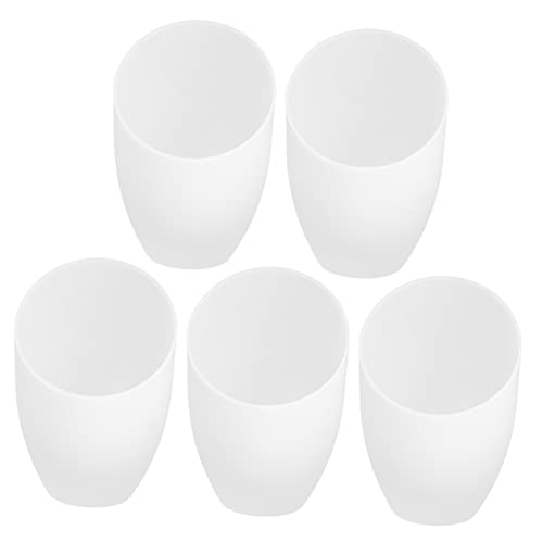 Uonlytech 5 Stück Hufeisenförmiger Lampenschirm Für Tischlampen Kunststoff Lampenabdeckung 35mm Öffnung Elegantes Design Installieren Geeignet Für Schlafzimmer Und Wohnzimmer von Uonlytech