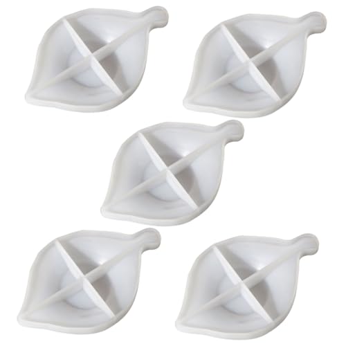 Uonlytech 5 Stück Diy Silikonform für Baumblatt Tabletts Praktische Gießform für Untersetzer und Bastelprojekte für Diy Anwendungen mit Hochwertigem Flexiblem Silikon Uonlytech 5 Stück Diy Silikonform für Baumblatt Tabletts Praktische Gießform für Untersetzer und Bastelprojekte für Diy Anwendungen mit Hochwertigem Flexiblem Silikon von Uonlytech