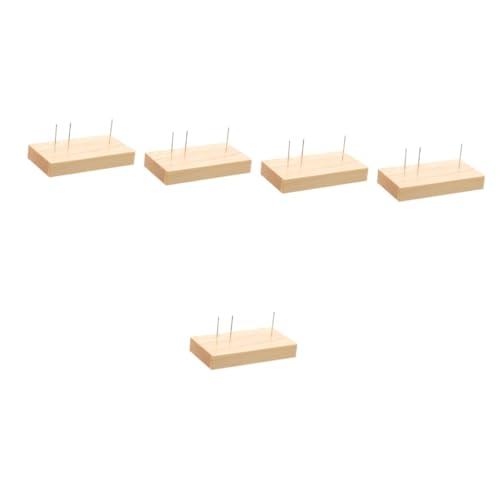 Uonlytech 5 Stück Doll Display Stand Stabiler Puppenständer für Gehäkelte und Filzpuppen Präsentation für Sammlerstücke Accessoire für Vitrine von Uonlytech