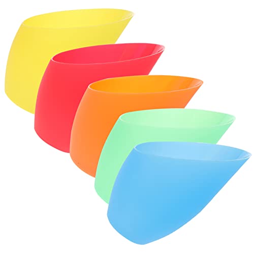 Uonlytech 5stücke Hängelampe Kunststoff Lampenschirm Bunte Ersatzlampenschirme Für Stehlampen Und Pendelleuchten Mittelöffnung Für Wohnraum Schlafzimmer Und Bürogestaltung von Uonlytech