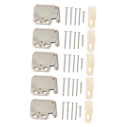 Uonlytech 5 Stück Möbel Sicherheitsschloss Federbelasteter Push in Touch Lock für Schranktüren Automatische Türöffnung Druck Strapazierfähig und Langlebig für Möbel und Schränke Uonlytech 5 Stück Möbel Sicherheitsschloss Federbelasteter Push in Touch Lock für Schranktüren Automatische Türöffnung Druck Strapazierfähig und Langlebig für Möbel und Schränke von Uonlytech