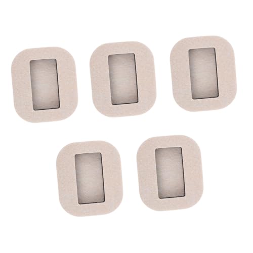 Uonlytech Bürostuhl-lenkrollen-gleitpads 5 Stück Filzgleiter Nicht Geräuschlos Boden Für Flaschenzug Stuhl Sofa von Uonlytech