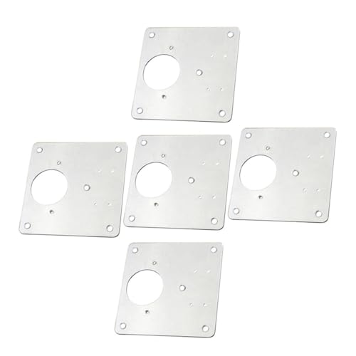 Uonlytech 5 Stück Teiliges Scharnier Reparaturset aus Edelstahl Stabile Montageplatte mit Schrauben Vielseitig Einsetzbar für Küchenschrank und Türscharnier Reparaturen Rostfrei und von Uonlytech