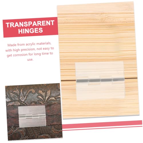 Uonlytech 5 Stück Teiliges Selbstklebende Kleine Acrylmöbelscharniere Transparente Starke Klebescharniere für Boxen Aquariumdeckel DIY Ersatzscharnier Uonlytech 5 Stück Teiliges Selbstklebende Kleine Acrylmöbelscharniere Transparente Starke Klebescharniere für Boxen Aquariumdeckel DIY Ersatzscharnier von Uonlytech