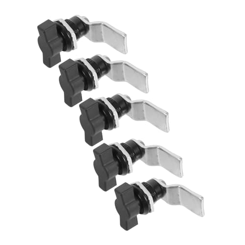 Uonlytech 5 Stück Teiliges T-griff Cam Schloss Verstellbarer Zinklegierungs-mechanischer Verschluss für Werkzeugkasten Geräteschrank und Industrietüren Universeller Ersatz für Robuste und Uonlytech 5 Stück Teiliges T-griff Cam Schloss Verstellbarer Zinklegierungs-mechanischer Verschluss für Werkzeugkasten Geräteschrank und Industrietüren Universeller Ersatz für Robuste und von Uonlytech