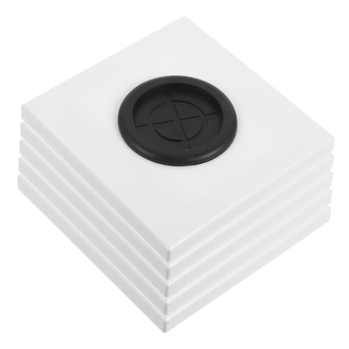 Uonlytech 5 Stück Teiliges Weiße Modell Steckdosenblenden mit Gummitülle für Kabeldurchführung Dekorative Abdeckplatten für Elektrische Steckdosen und Schalter Staubdicht Einfache Montage von Uonlytech