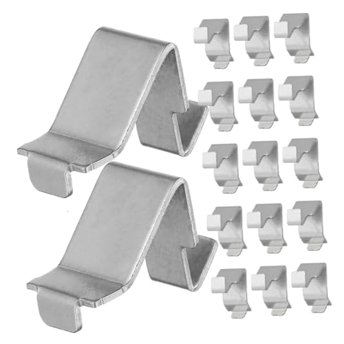 Uonlytech 50 Stück Metall Regalbodenträger Clips Starker Halterung für Aktenschrank Bücherregal Küchen Büroschrank Abnehmbare Stabile Regalschelle für Holz Metallböden Uonlytech 50 Stück Metall Regalbodenträger Clips Starker Halterung für Aktenschrank Bücherregal Küchen Büroschrank Abnehmbare Stabile Regalschelle für Holz Metallböden von Uonlytech