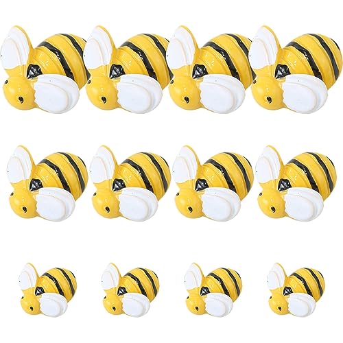 Uonlytech 50 Stück Mini Harz Bienen Ornamente DIY Handyhüllen Dekorationszubehör für Kreative Bastelprojekte Leicht Langlebig für Fotoalben und Wandkunst Uonlytech 50 Stück Mini Harz Bienen Ornamente DIY Handyhüllen Dekorationszubehör für Kreative Bastelprojekte Leicht Langlebig für Fotoalben und Wandkunst von Uonlytech