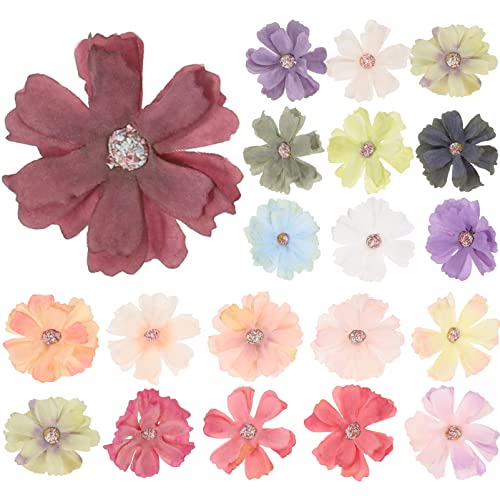Uonlytech 50 Stück Mini Kunstblumen Realistische Seidenblumen für DIY Hochzeitsdekoration Bastelprojekte Tischdeko Kreative Arrangements Farben Zufällig Zufällige Farbe von Uonlytech