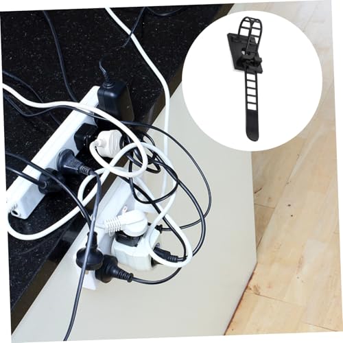 Uonlytech 50 Stück Selbstklebende Verstellbare Kabelhalter Clips zur Kabelbefestigung und Organisation Kabelbinder für Schreibtisch Tv schrank und Ladekabelmanagement Einfache Montage ohne von Uonlytech