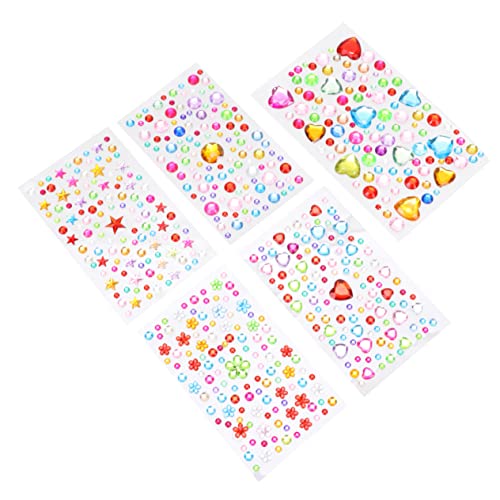 Uonlytech 5Blätter DIY Acryl Strassaufkleber Set Kristall Sticker für Telefon Bastelarbeiten und Gemischte Stile für Kreative Projekte Uonlytech 5Blätter DIY Acryl Strassaufkleber Set Kristall Sticker für Telefon Bastelarbeiten und Gemischte Stile für Kreative Projekte von Uonlytech