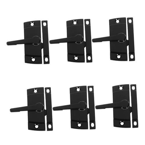 Uonlytech 6 Sätze Teiliges American Retro Antike Sash Fenster Verriegelungen Robuste Mondschloss Verriegelung für Schiebetüren und Fenster Einfache Bedienung Langlebig Für Innen von Uonlytech