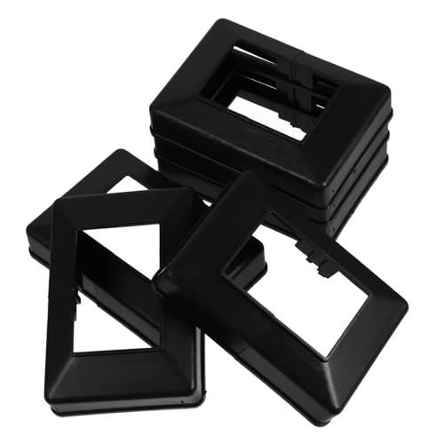 Uonlytech 6 Stück Dekorative Zaunpfosten Skirts Robustem Elegante Abdeckung für Quadratische Pfosten Langlebig und für Garten und Terrasse von Uonlytech