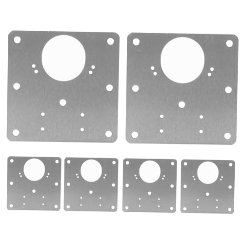 Uonlytech 6 Stück Edelstahl Scharnier Reparaturplatte für Schranktüren Einfach zu Montieren Vielseitig Einsetzbar zur Reparatur Beschädigter Küchenschränke und Badmöbel Langlebige Hinge von Uonlytech