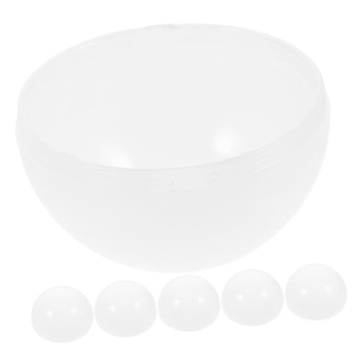 Uonlytech 6 Stück LED Lampenschirm Diffusoren PC Halbkreis Design für Deckenleuchten Beschlag Weiße Abdeckungen für Kronleuchter und Beleuchtung von Uonlytech