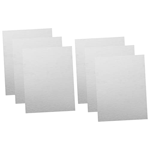 Uonlytech 6 Stück Leerer Aluminiumplattenfotorahmen Sublimationsrohlinge Plakatrahmen Wand bettwäsche spannbettlaken Aluminium -Sublimation Rohlinge Wärme Aluminium-Rohlinge von Uonlytech