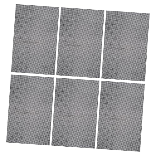 Uonlytech 6 Stück Netzplattenmaterial Bastelnetz Durchsichtiges Perlennetz DIY Untersetzermaterial Häkelprojekte Material Untersetzer Netzplatten Perlennetzmaterial Schwarzer Uonlytech 6 Stück Netzplattenmaterial Bastelnetz Durchsichtiges Perlennetz DIY Untersetzermaterial Häkelprojekte Material Untersetzer Netzplatten Perlennetzmaterial Schwarzer von Uonlytech