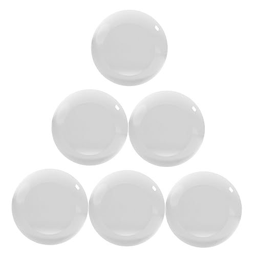Uonlytech 6 Stück Selbstklebende Türstopper aus Silikon Teiliges Transparent Geräuschdämpfend Schutz von Wänden und Möbeln für Türgriffe Kühlschranktüren und von Uonlytech