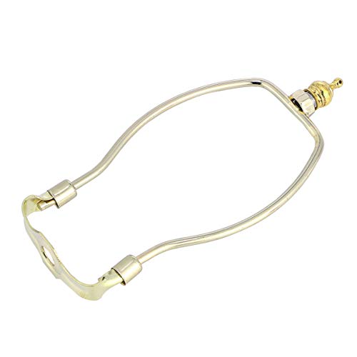Uonlytech 6 Zoll Lampe Harp Shades Legierung Horn Lampe Frame Lampenschirm Halterung mit Sattel für diy Handwerk Tisch Stehlampen von Uonlytech