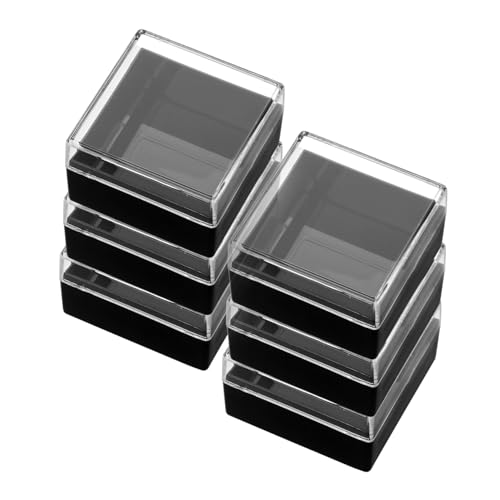Uonlytech 6stücke Klare Aufbewahrungsbox Für Mineralproben Transparente Vitrine Eleganter Und Leichter Behälter Mit Dekorativem Effekt Für Kristalle Schmuck Und Sammlerstücke Maße Uonlytech 6stücke Klare Aufbewahrungsbox Für Mineralproben Transparente Vitrine Eleganter Und Leichter Behälter Mit Dekorativem Effekt Für Kristalle Schmuck Und Sammlerstücke Maße von Uonlytech