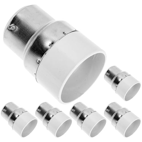 Uonlytech 6stücke B22 zu E14 Lampenfassung Adapter Teiliges Glühbirnen-konverter Aus Pc Und Sicher Und Hitzebeständig Für Zuhause Büro Und Werkstatt von Uonlytech
