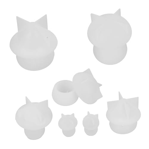 Uonlytech 7 Stück Pilzform Mini-pilze Geformt Pilzschale Pilze Basteln Pilzfiguren Schmuck Pilzgläser Selbst Pilzkorb Pilz Zeug Pilzzubehör Tablett Pilzdekoration Handwerk Kieselgel von Uonlytech