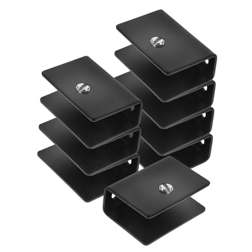 Uonlytech 8 Stück Glashalterungen Für Rahmenlose Spiegel Verstellbare Edelstahl Spiegelhalterung Robuste Glasklemmen Für Wandmontage Größe l von Uonlytech