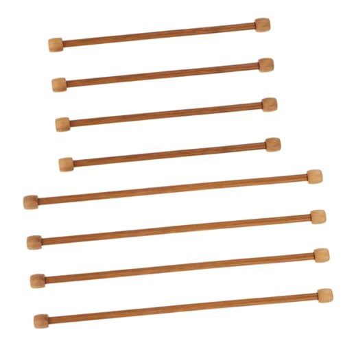 Uonlytech 8 Stück Tapissery -gelenkmasten Stöcke Zum Selbermachen Flaggenbannerstange Gobelinstangen Tapisserie-Flagge Bannerstange Aus Holz Gobelin Kleiderstange Light Brown Bambus von Uonlytech