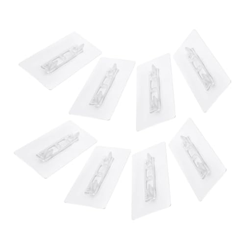 Uonlytech 8 Stück Teiliges Selbstklebendes Regalbodenträger Verstärkte Lange Träger Bohrfreie Montage Transparent für Einlegeböden in Schränken Bücherregalen Küchen und Kleiderschränken Uonlytech 8 Stück Teiliges Selbstklebendes Regalbodenträger Verstärkte Lange Träger Bohrfreie Montage Transparent für Einlegeböden in Schränken Bücherregalen Küchen und Kleiderschränken von Uonlytech