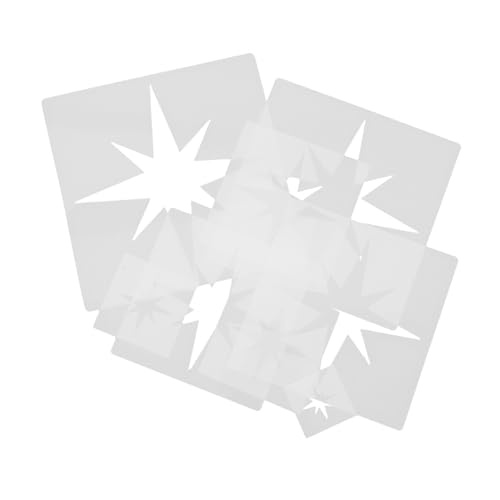 Uonlytech 8 Teilige Stern Schablonenvorlage Zum Malen Wiederverwendbare Schablonenvorlage Stern Zum Malen Auf Holz Wänden Notizbüchern Karten DIY Zeichnungs Und Bastelprojekten Uonlytech 8 Teilige Stern Schablonenvorlage Zum Malen Wiederverwendbare Schablonenvorlage Stern Zum Malen Auf Holz Wänden Notizbüchern Karten DIY Zeichnungs Und Bastelprojekten von Uonlytech