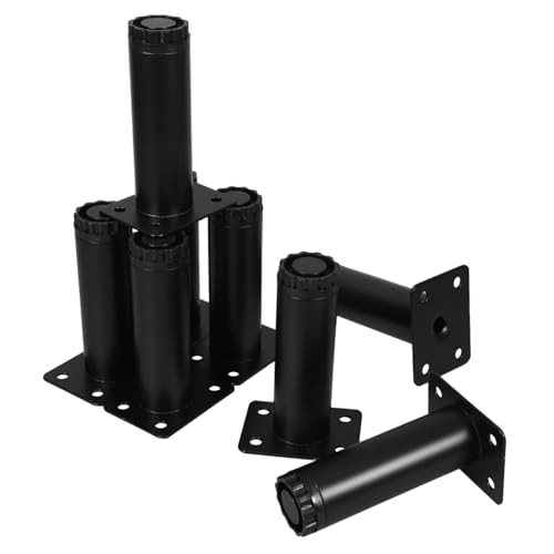 Uonlytech 8Stücke Verstellbare Möbelbeine Metall für Stühle Sofas und Schränke Höhenverstellbare Füße für Stabilität und von Uonlytech