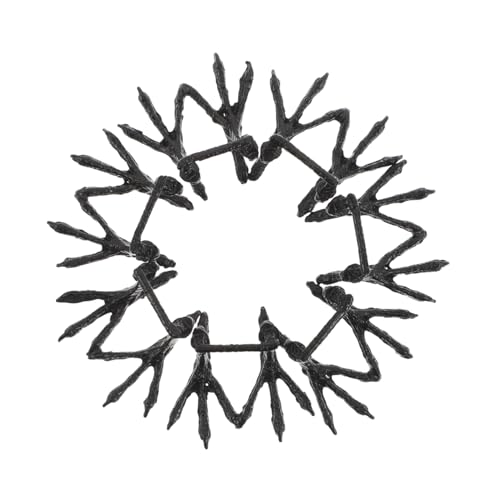 Uonlytech 9 Stück Teiliges Realistische Robuste Eisenelemente für DIY-krähen Papageienfiguren Detailgetreue Ersatzkrallen für Halloween-Dekoration und Tierstatue-bastelprojekte von Uonlytech