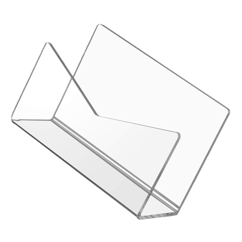 Uonlytech Acryl Briefhalter für Schreibtisch Transparente Dokumentenablage Fächer für Büro Zuhause Schule Organizer für Briefe Zeitschriften und Notizen Leicht und Tragbar von Uonlytech