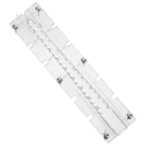 Uonlytech Acryl Stabkerzenform Transparent Wiederverwendbar Leicht Handliche DIY Gießform Für Kerzenherstellung Hausdekoration Eltern Junge Mädchen Basteln von Uonlytech