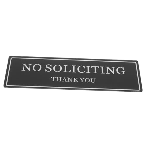 Uonlytech Acryl Türschild No Soliciting Schild ohne Bohren Langlebig Wetterfest für Haustür Fenster Wand Praktische Türdekoration Weißer Text Farbige Fläche Uonlytech Acryl Türschild No Soliciting Schild ohne Bohren Langlebig Wetterfest für Haustür Fenster Wand Praktische Türdekoration Weißer Text Farbige Fläche von Uonlytech