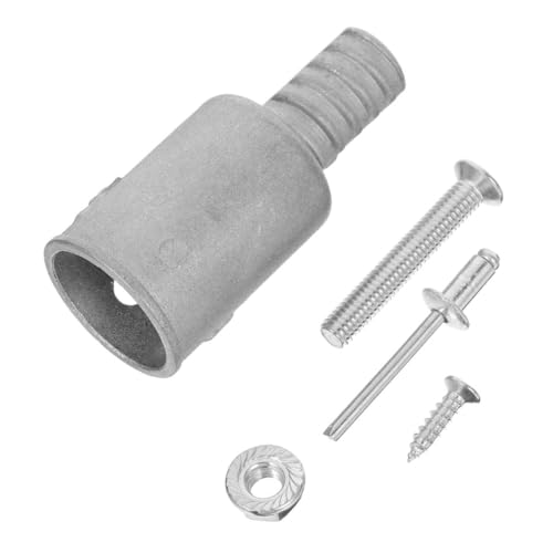 Uonlytech Aluminiumlegierung Gewindeadapter für Verlängerungsstangen Ersatzverbindung für Besen Mopstiele Robust Langlebig Vielseitig Einsetzbar für Metall Holzstangen von Uonlytech