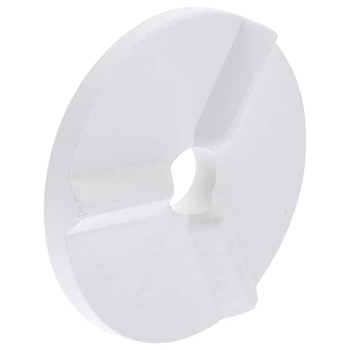Uonlytech Anti-Flow-Glasur-Kissenkuchen backen Keramik Hey Werfen Töpferofen-Tropfpfanne Werkzeug Töpferofenauflage Ofenunterlage Töpferofen bewegliche Matte Töpferzubehör Aluminiumoxid Weiß von Uonlytech