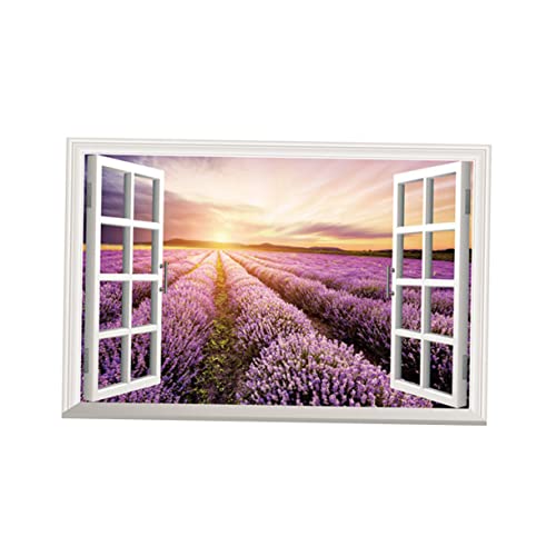 Uonlytech Moderne Gefälschte Fenster Aufkleber Pvc Home Aufkleber Für - von Uonlytech