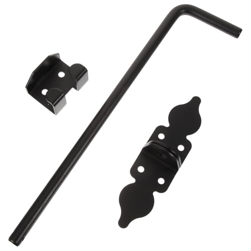 Uonlytech Bodenriegel Türriegel aus Massivem Verstärkt und Wetterbeständig Robuster Türriegel für Holzzäune Geeignet für Außenbereiche Vielseitiges Torverriegelungssystem für Wohn von Uonlytech