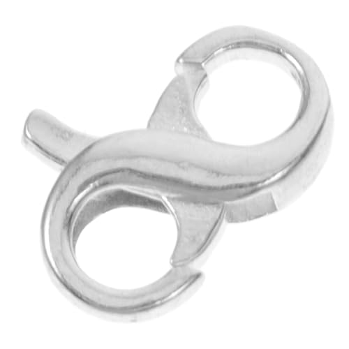 Uonlytech DIY Schmuck Hummer Verschluss mit Doppelter Öffnung für Armbänder Langlebig und Glänzend Perfektes Zubehör für Handwerksprojekte von Uonlytech