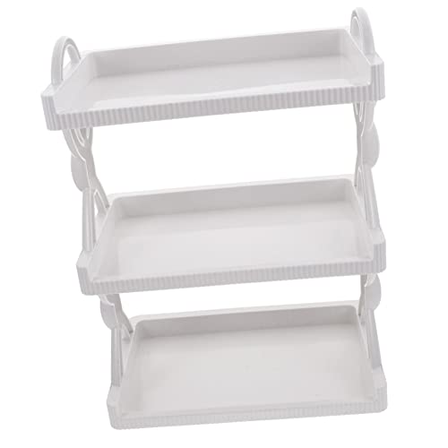 Uonlytech Desktop Organizer mit Mehrschichtigem Design Wandmontierbar aus Langlebigem Material für Bad und Schlafzimmer Einfache Installation ohne Bohren von Uonlytech