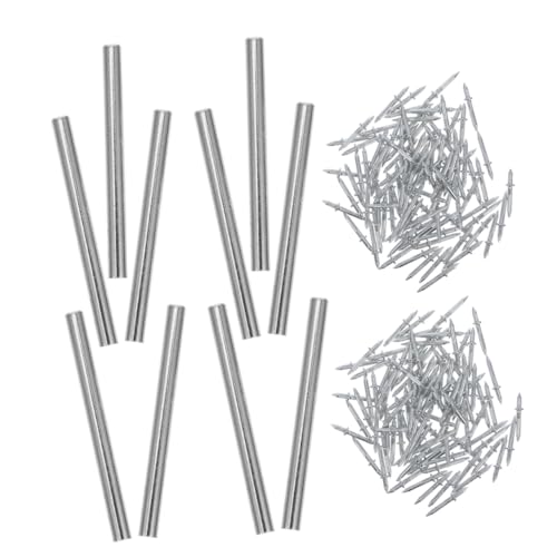 Uonlytech Doppelkopf Sockelleisten Nägel für Holzarbeiten Nahtlose Gewindefastener Doppelseitige Wandbefestiger mit Montagehülsen Geeignet für Holzstufen und DIY Heimprojekte Uonlytech Doppelkopf Sockelleisten Nägel für Holzarbeiten Nahtlose Gewindefastener Doppelseitige Wandbefestiger mit Montagehülsen Geeignet für Holzstufen und DIY Heimprojekte von Uonlytech